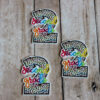 2ndgraderesin1a Planar Resin Flatback (3 pcs) Leopard Neon Second 2nd Grade