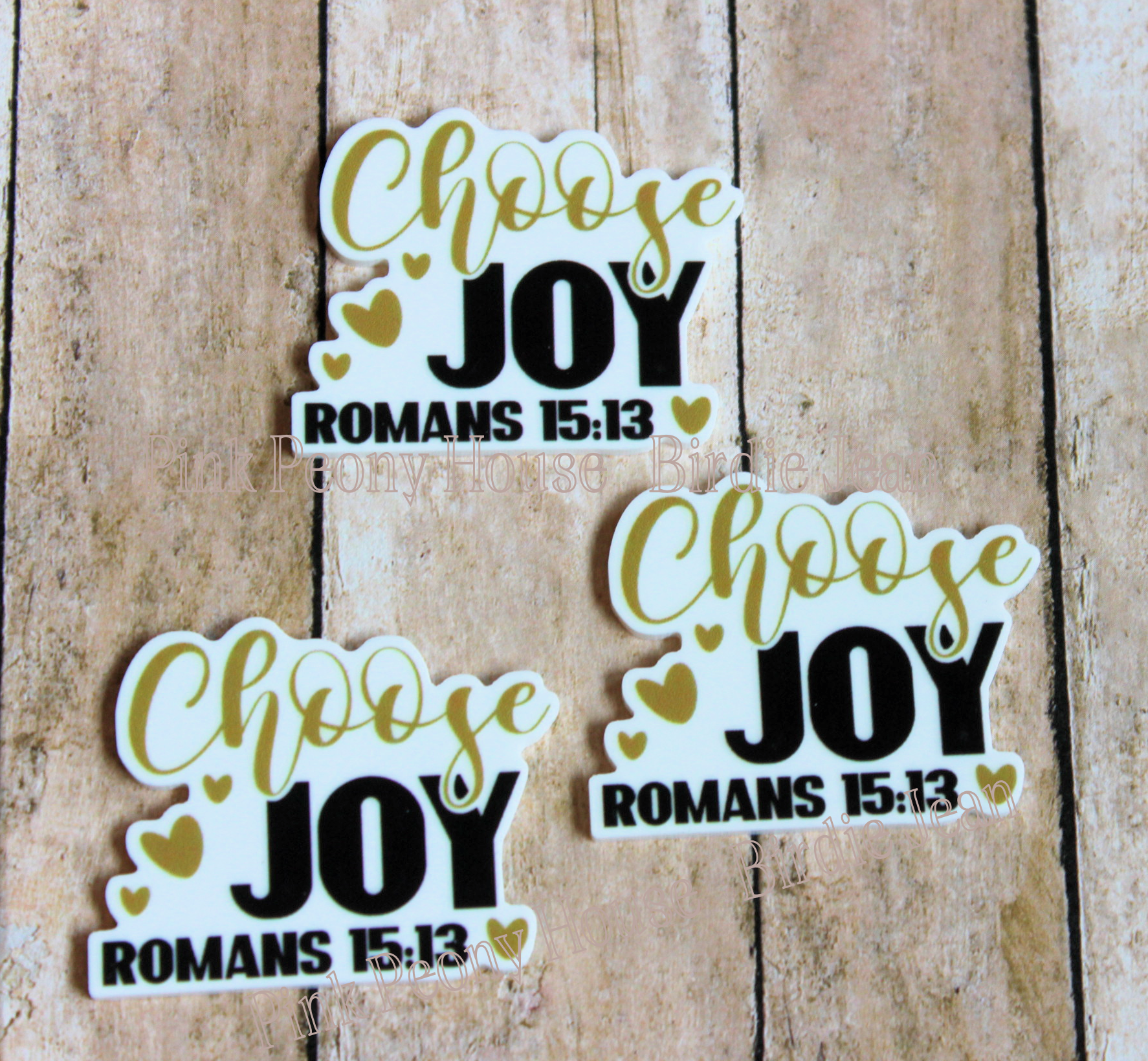 choosejoy3 Choose Joy Planar Resin Flatback