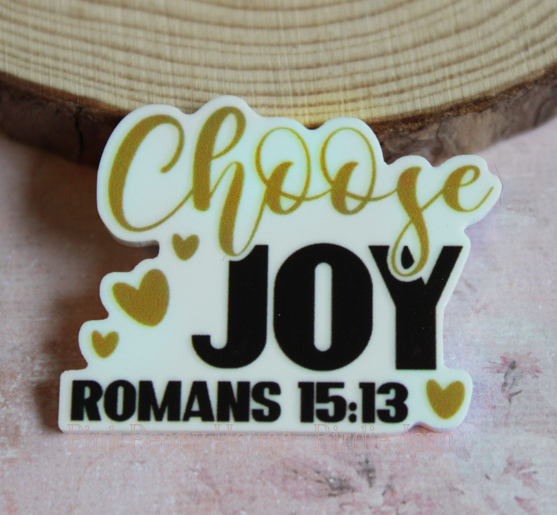 choosejoyresin1a Choose Joy Planar Resin Flatback (1 pc)