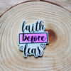 faithbeforefear1c Faith Before Fear Christian Scripture Planar Resin Flatback (1 pc )