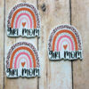 1 Girl Mom Rainbow Planar Resin Flatback