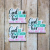 godwithin3a God Is Within Her She Will Not Fail - Bible Scripture Planar Resin Flatback ( 1 pc)