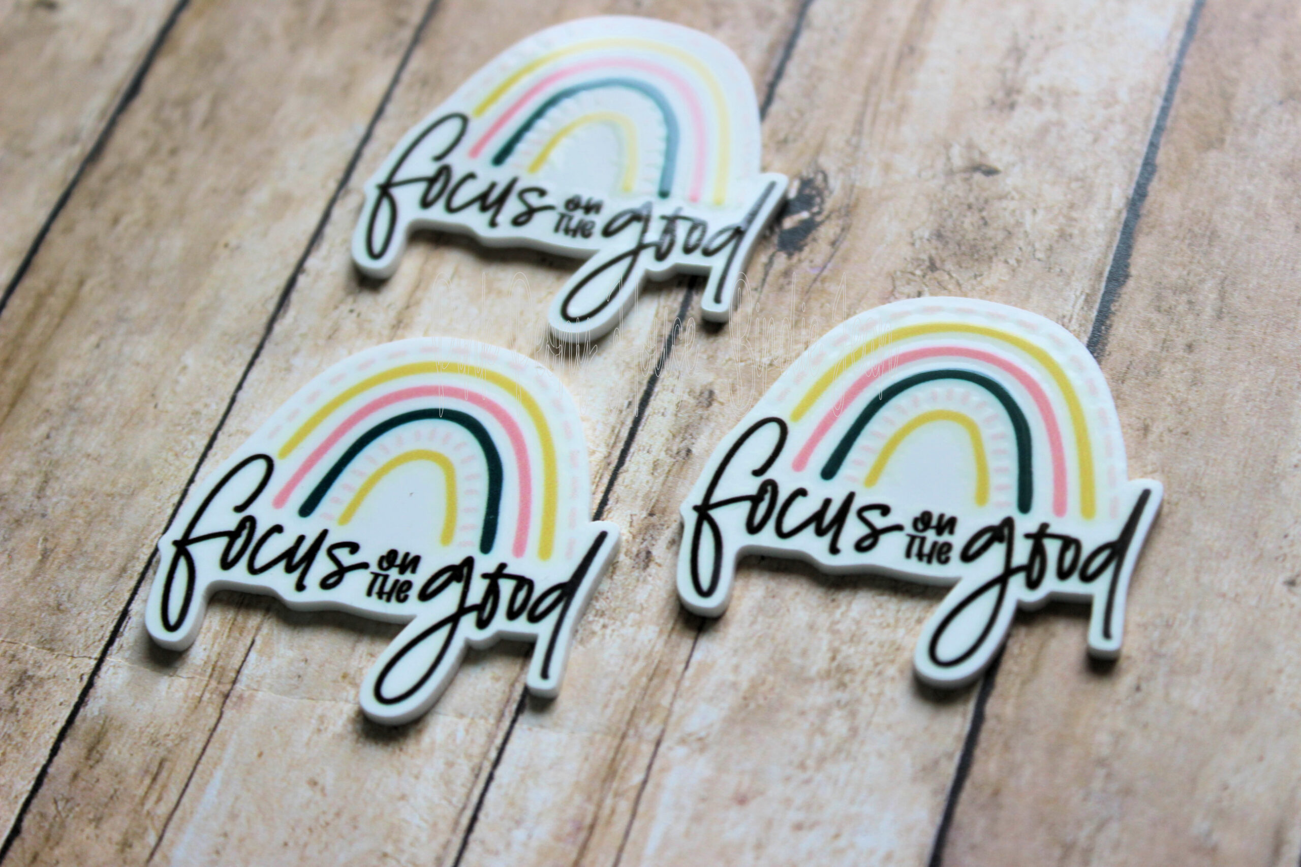 1 Focus On The Good Quote Planar Resin Flatback