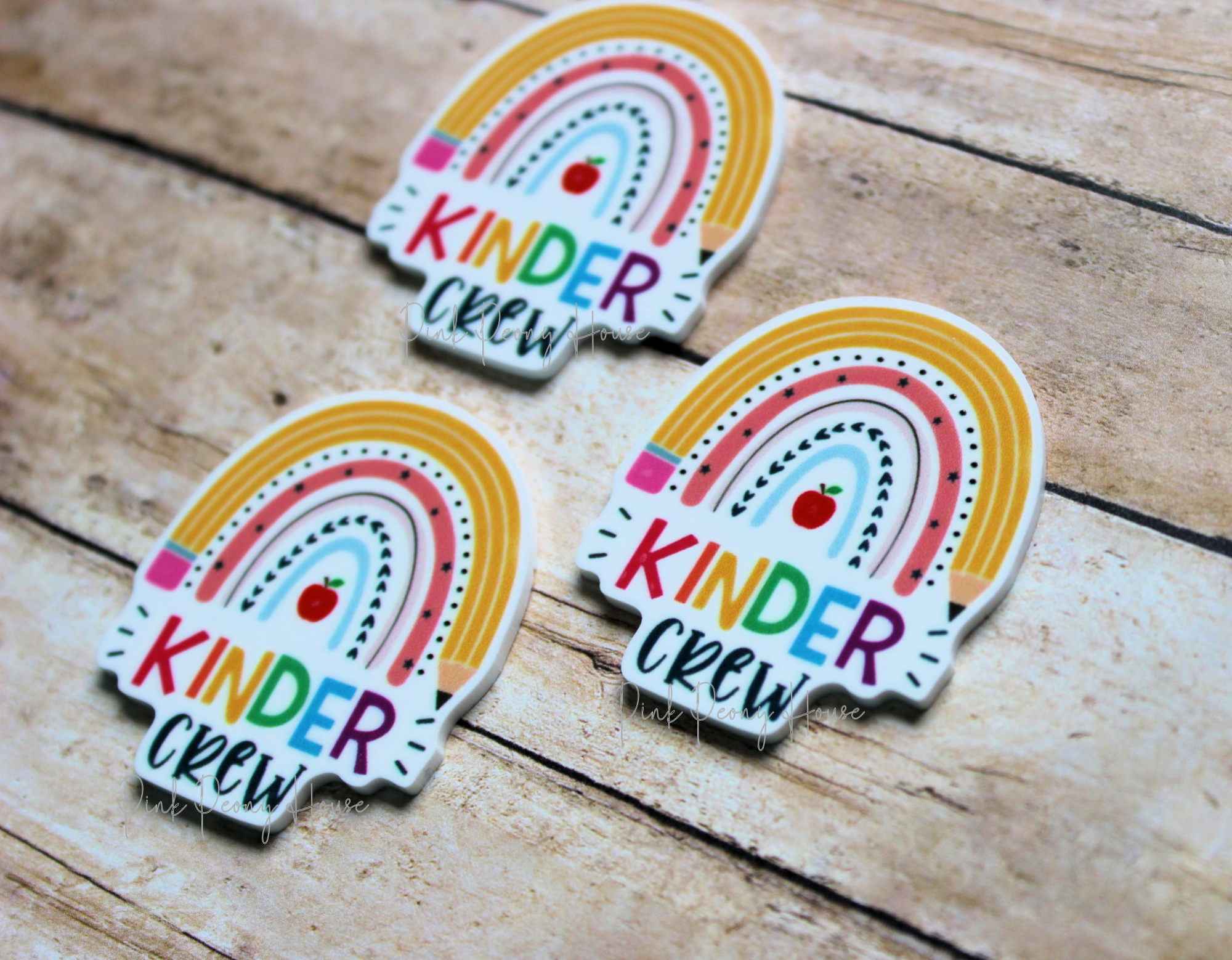Kinder Crew Planar Resin Flatbacks