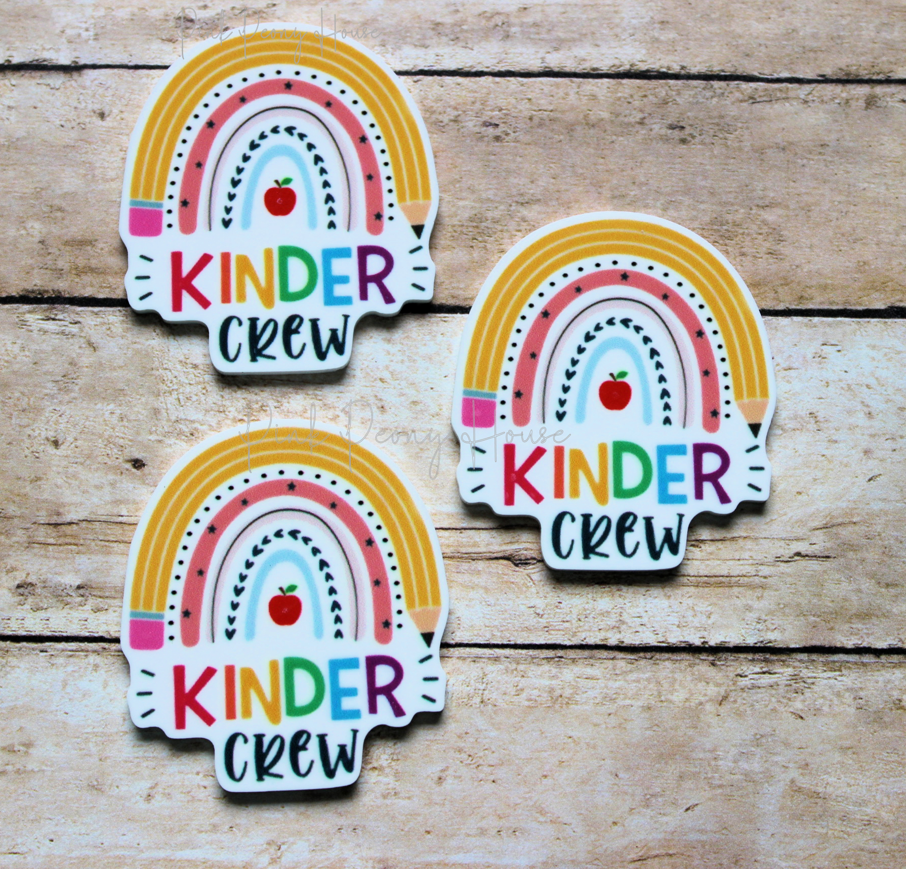 Kinder Crew Planar Resin Flatbacks
