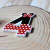 minnienumber4c Number Four Minnie Mouse Planar Resin Flatbacks ( 3 pcs )