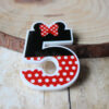 Number Five Minnie Planar Resin Flatback ( 3 pcs ) hair bow and craft supplies- croc charms, embellishments from BirdieJean.com