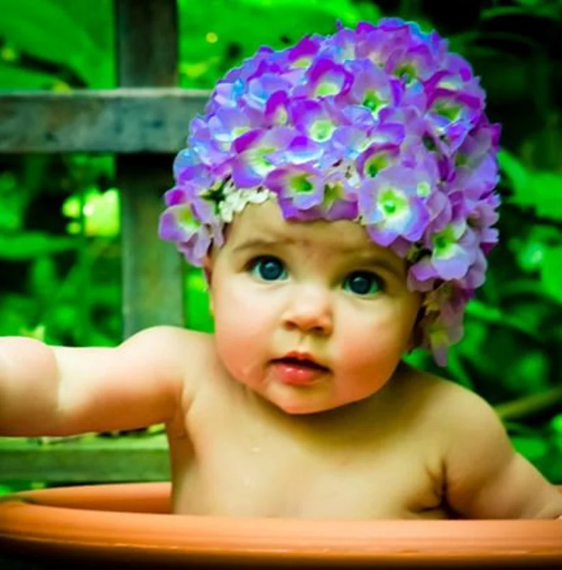 DIY Learn to Make a Hydrangea Petal Hat Newborn hat Baby Girl Photo Prop Tutorial Digital PDF Download Photographer Instructions Ebook instant download tutorials