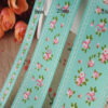 1" Novelty Floral Print Gros Grain Ribbon - 1 yard- sold by the yard
