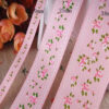 1" Novelty Floral Print Gros Grain Ribbon - 1 yard- sold by the yard