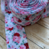 2" Red Rose Floral Gros Grain Ribbon - 1 yard- sold by the yard - hair bow supplies, craft supplies, resins, ribbon, FOE, fold over elastic, feathers, ribbon, gros grain ribbon, bow centers