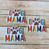 dogmama1a 3 Dog Mama Colorful Leopard Planar Resin flatbacks (3 pcs) hair bow supplies, hair bow centers, croc charm supplies, keychains, scrapbooking, craft supplies - free shipping available