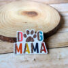 dogmama1aa 3 Dog Mama Colorful Leopard Planar Resin flatbacks (3 pcs) hair bow supplies, hair bow centers, croc charm supplies, keychains, scrapbooking, craft supplies - free shipping available