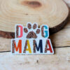 dogmama1ab 3 Dog Mama Colorful Leopard Planar Resin flatbacks (3 pcs) hair bow supplies, hair bow centers, croc charm supplies, keychains, scrapbooking, craft supplies - free shipping available