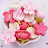 5 Resin Lily Flowers- Floral Embellishments Flatbacks