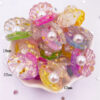 seashells 5 Glitter Resin Seashells Oysters with Pearls - Mermaid - Embellishments - mermaid crown embellishments - resin - pearl -pearls mermaids